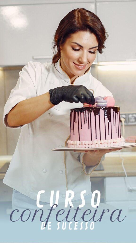 Curso de confeitaria, confeiteira